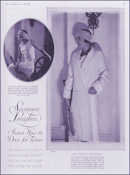 Suzanne Lenglen 1926