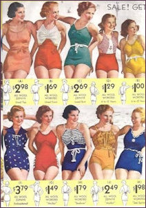 Art Deco Swimsuits Catalogue Sale