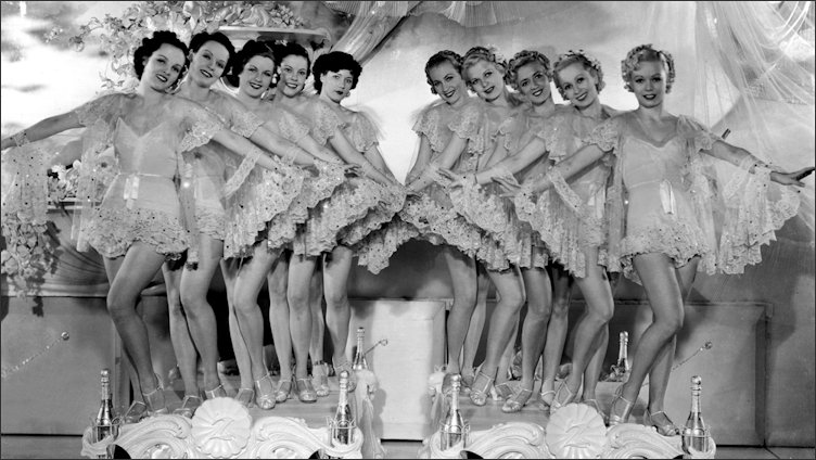 Great Ziegfeld ladies line up