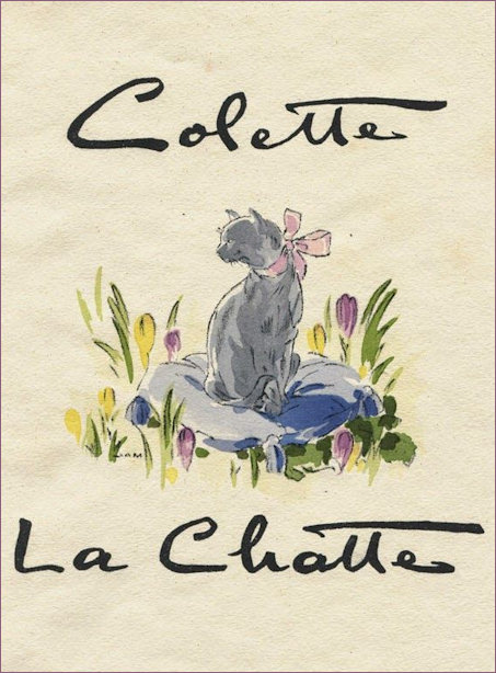 Illustrated La Chatte by Collette