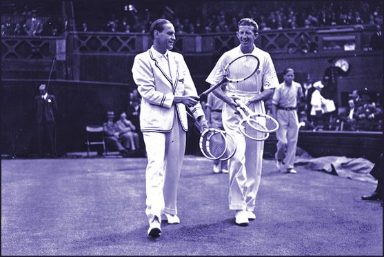 Cramm and Budge Wimbledon 1937