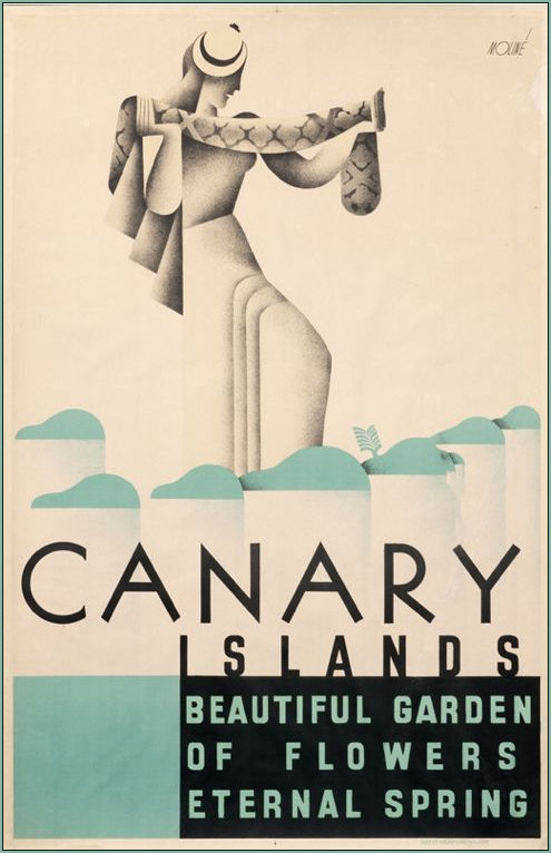 Canary Island poster 1930s