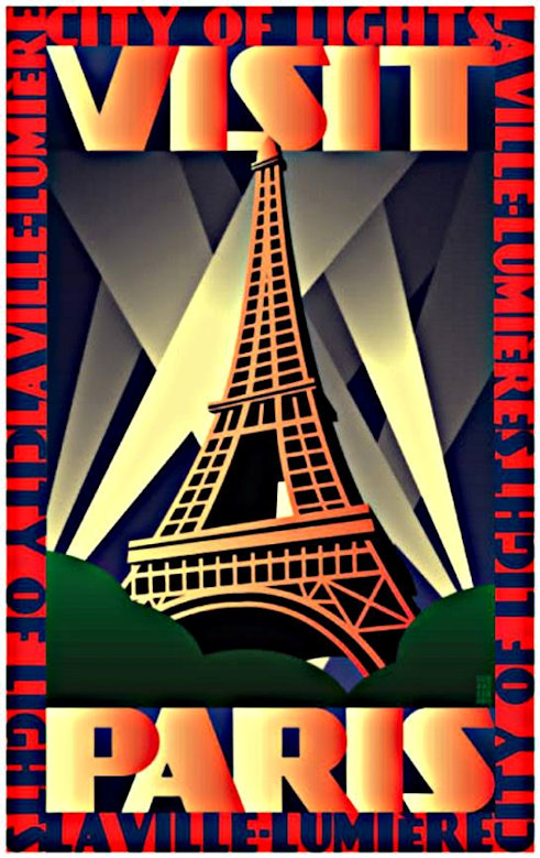 A M Cassandre Poster for Paris