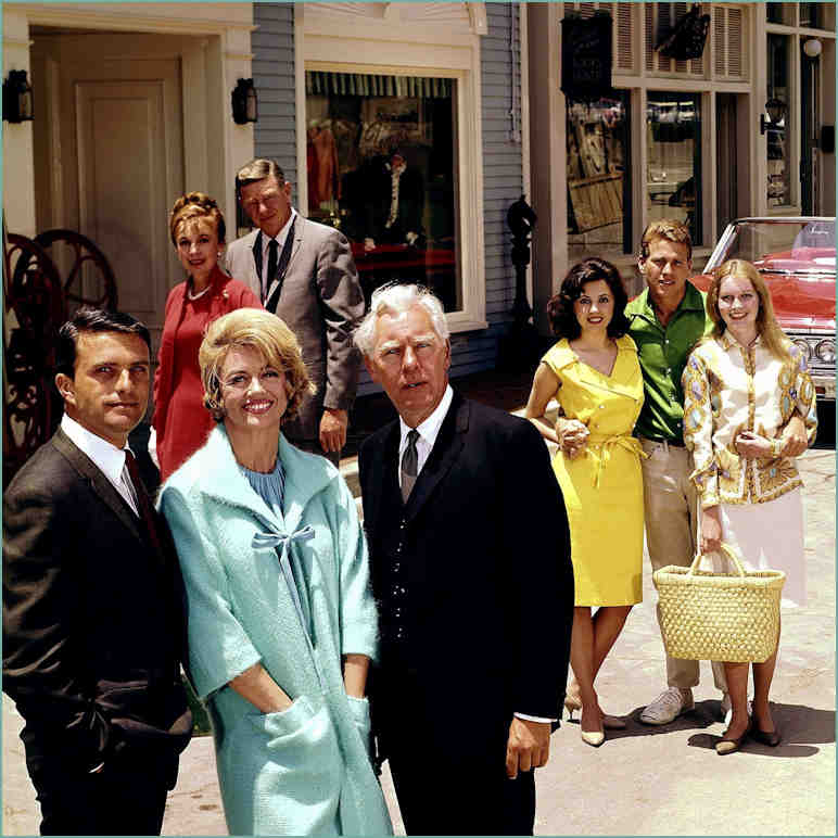 The cast of Peyton Place