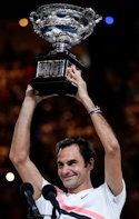 Roger Federer Australiam Open 2018