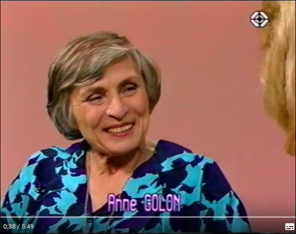 Anne Golon interviewed on RTS on publication of Victoire in 1985
