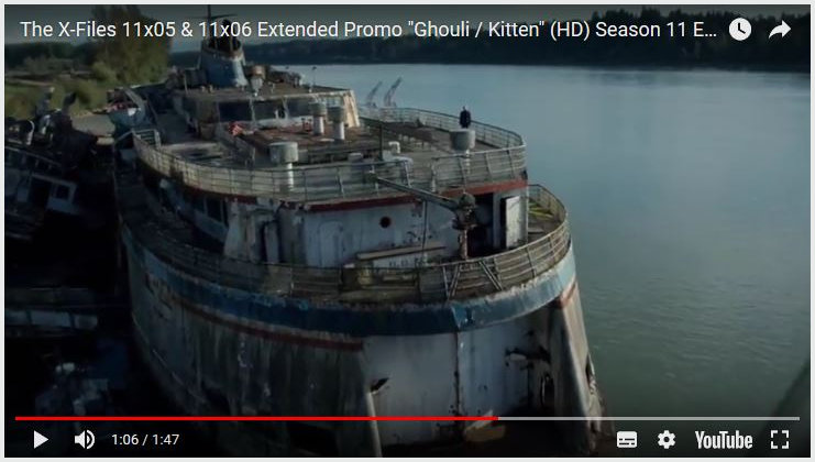 More derelict boat from X-File episode entitled Ghouli