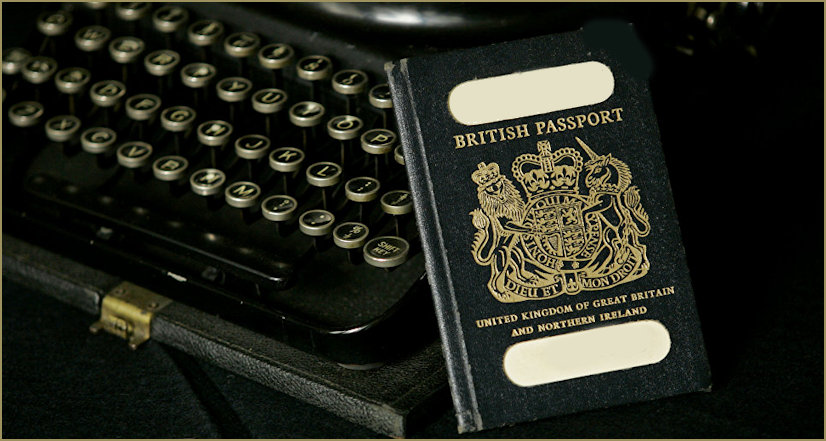 The original Blue UK Passport