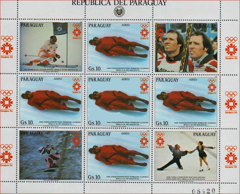 Paraguayan Commemorative Stamp Set