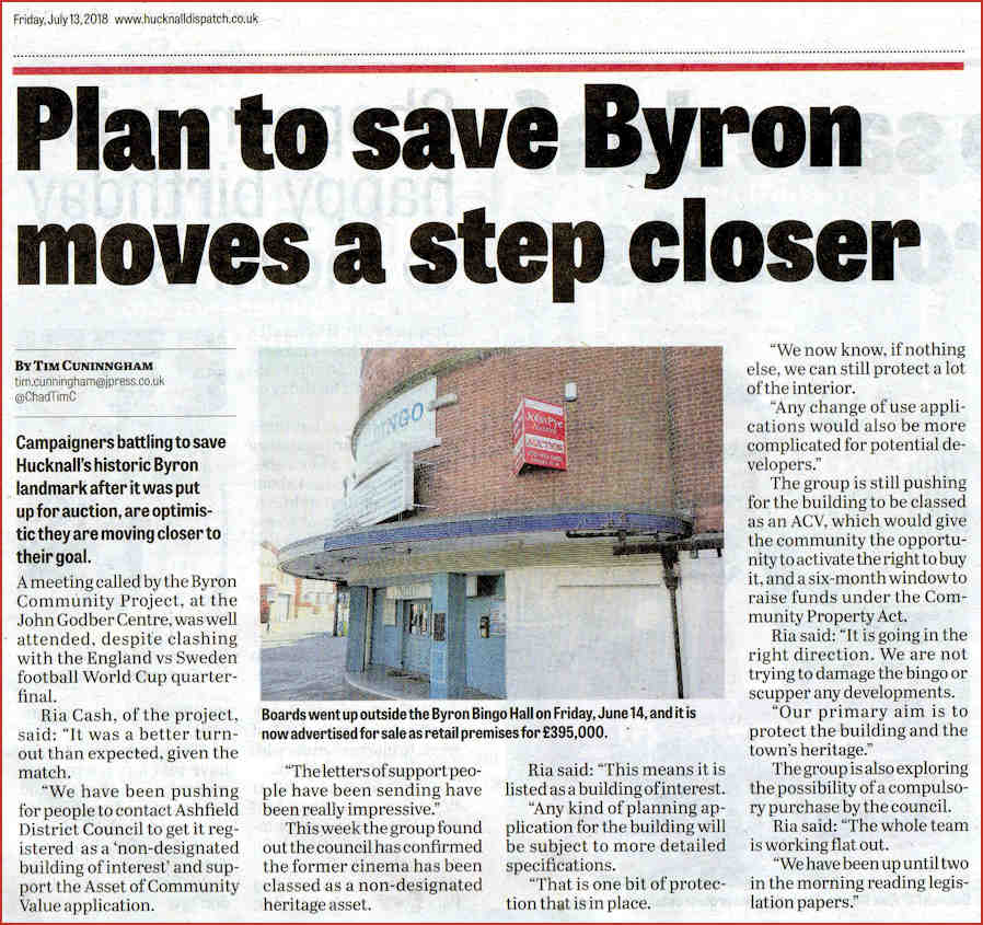 Byron Cinema to become ACV