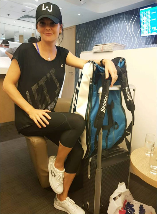Aga posts on Fb that she is ready to return
