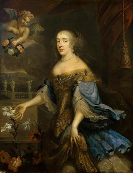 Marie-Anne-Louise d'Orléans, Mademoiselle de Montpensier dite La Grande Mademoiselle 1627-1693 ecole de Mignard Pierre 1612-1695
