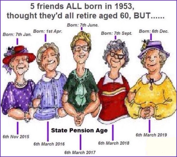 Little Old Ladies depicted as born in 1953