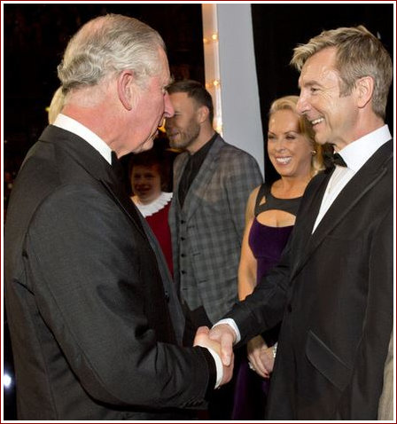 Prince Charles with Torvill & Dean