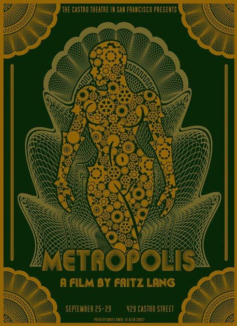 Metropolis poster re-imagined for the San Francisco Silent Film Festival in 2010