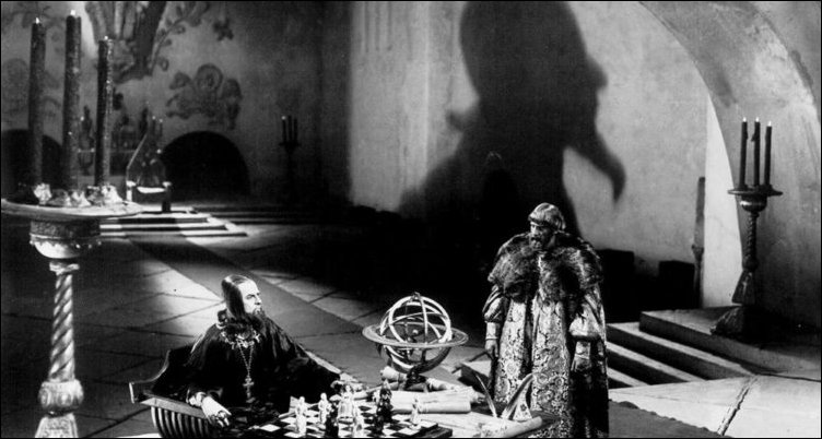 Using shadows to provide the mood in Ivan the Terrible