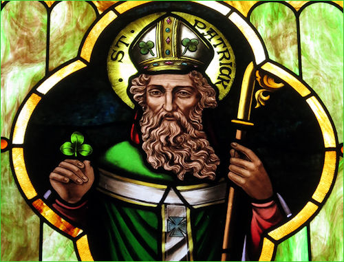 St Patrick Stained Glass Window