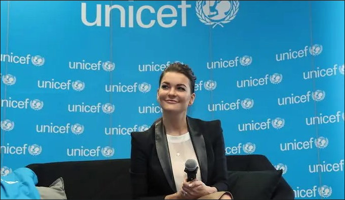 Aga Unicef Ambassador