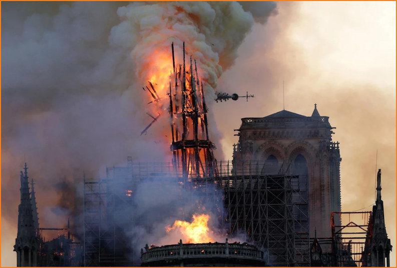 The moment the Spire collapsed and broke apart