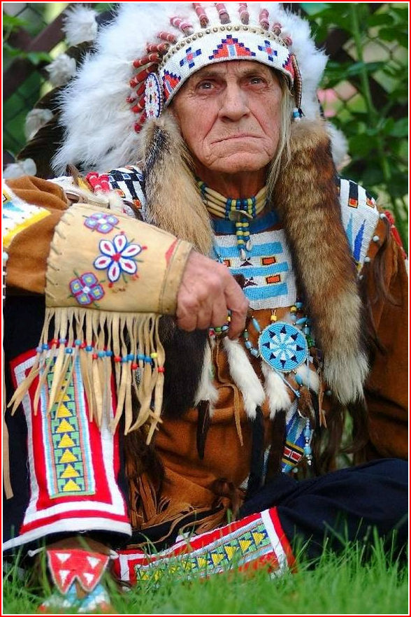 Native Americal Chief who fought for Poland in WW!!