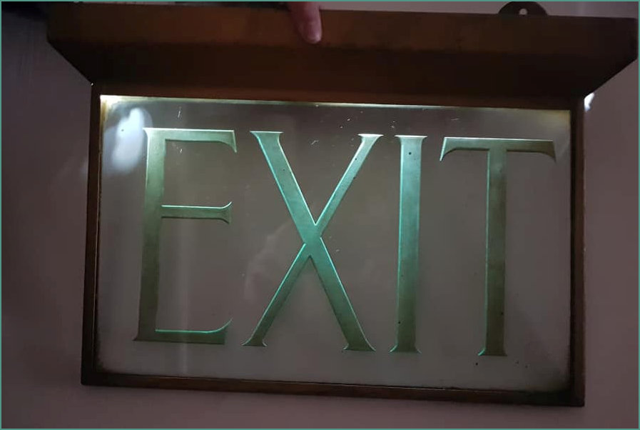 Illuminated Exit Signage