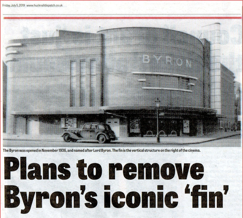 Article 5th July Plans to remove Byrons iconic fins