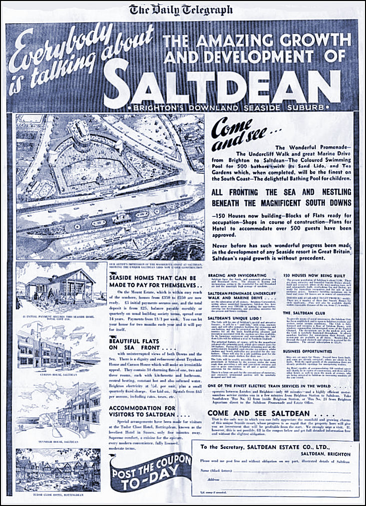 VCome to Saltdean 1938 full ad