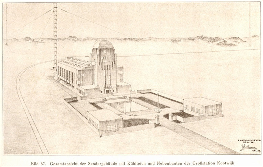 Architectural Drawing of Radio Kootwijk