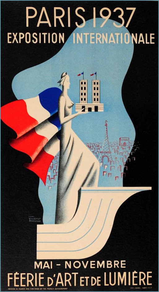 Poster for the 1937 International Exhibition in Paris