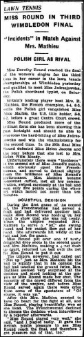 Belfast Newsletter Sports Article 1937