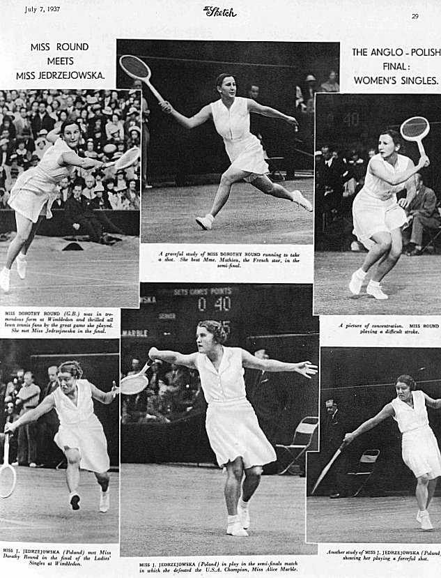 Ladies Final at Wimbledon 1937