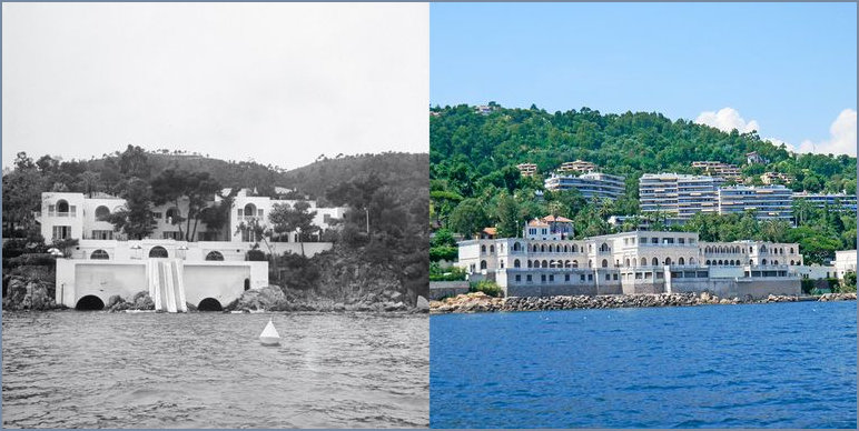Chateau de l'Horizon then and now