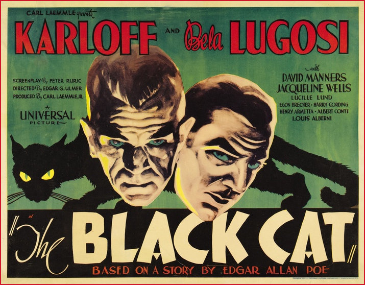 The Black Cat Film Poster 1934