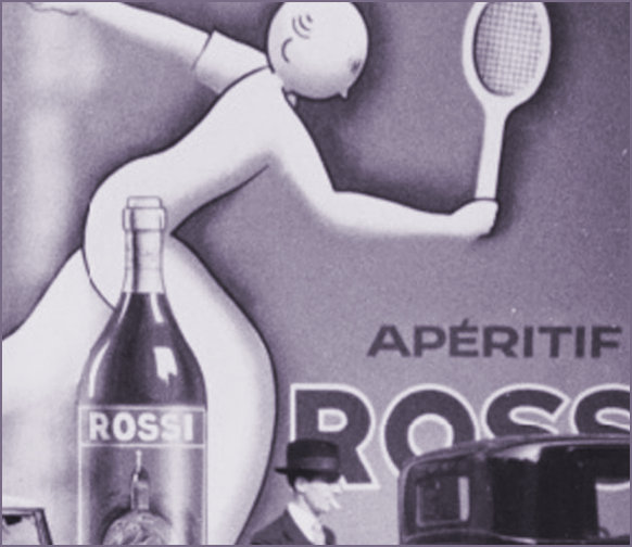 Aperitif Rossi Paris 1936