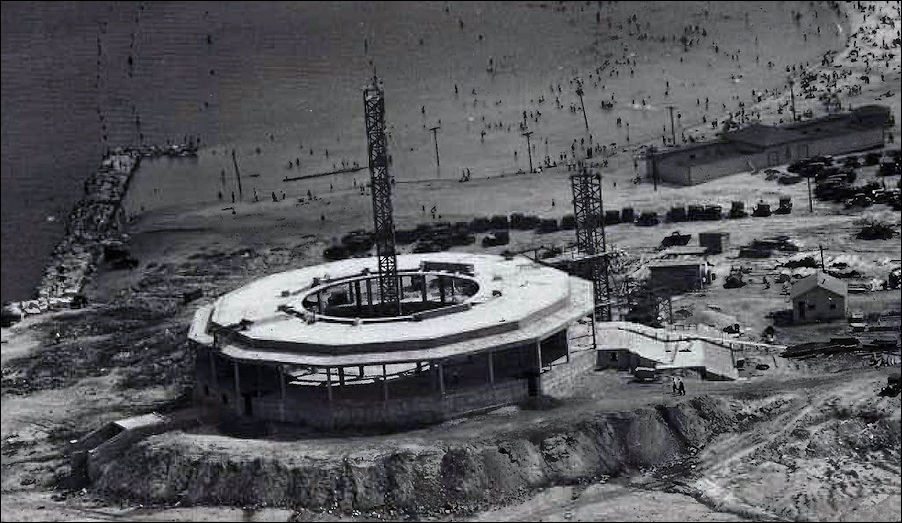 Adler Planetarium under construction detail of site