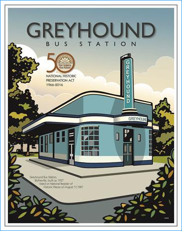 Blytheveill Arkansas Greyhound Bus Station