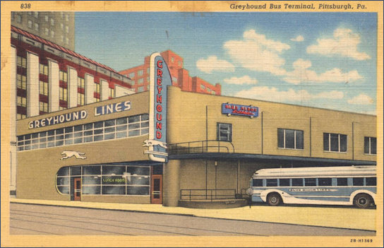 Greyhound Station Pittsburgh Pennsylvania
