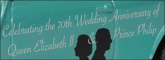 Detail of the 70th Wedding Anniversary Commemorative Edition