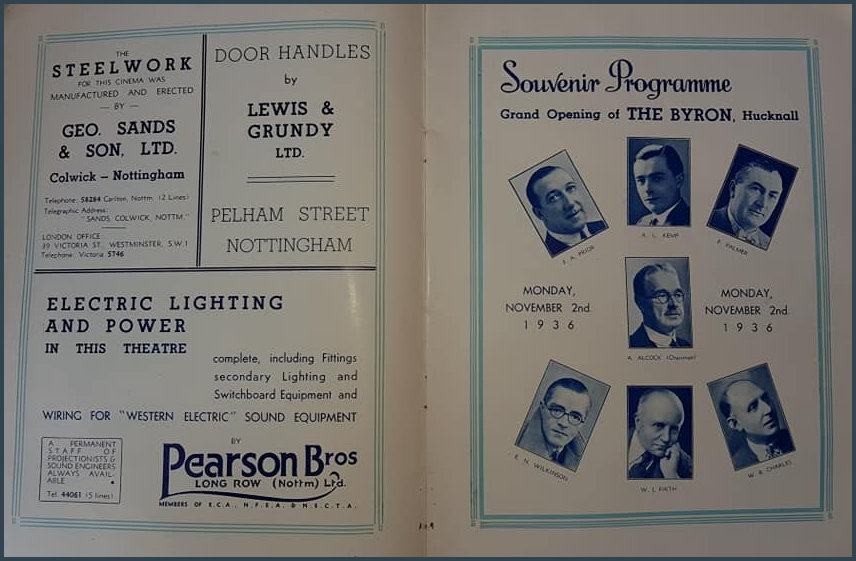 Adverts in Souvenir Programme