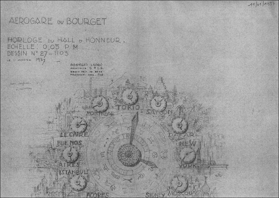 A thing of beauty an extract of the original drawing of the clock