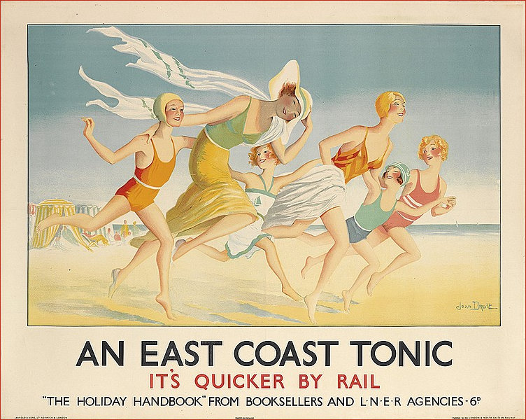 Travel Poster for LNER designed by Jean Droit