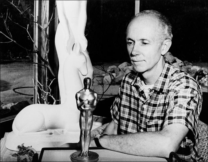 Gerge Maitland Stanley with his Oscar