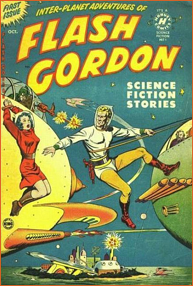 Cover of first edition Flash Gordon Comic 1934