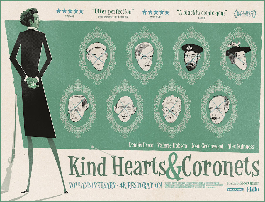 Original Film Poster for Kind Hearts and Coronets