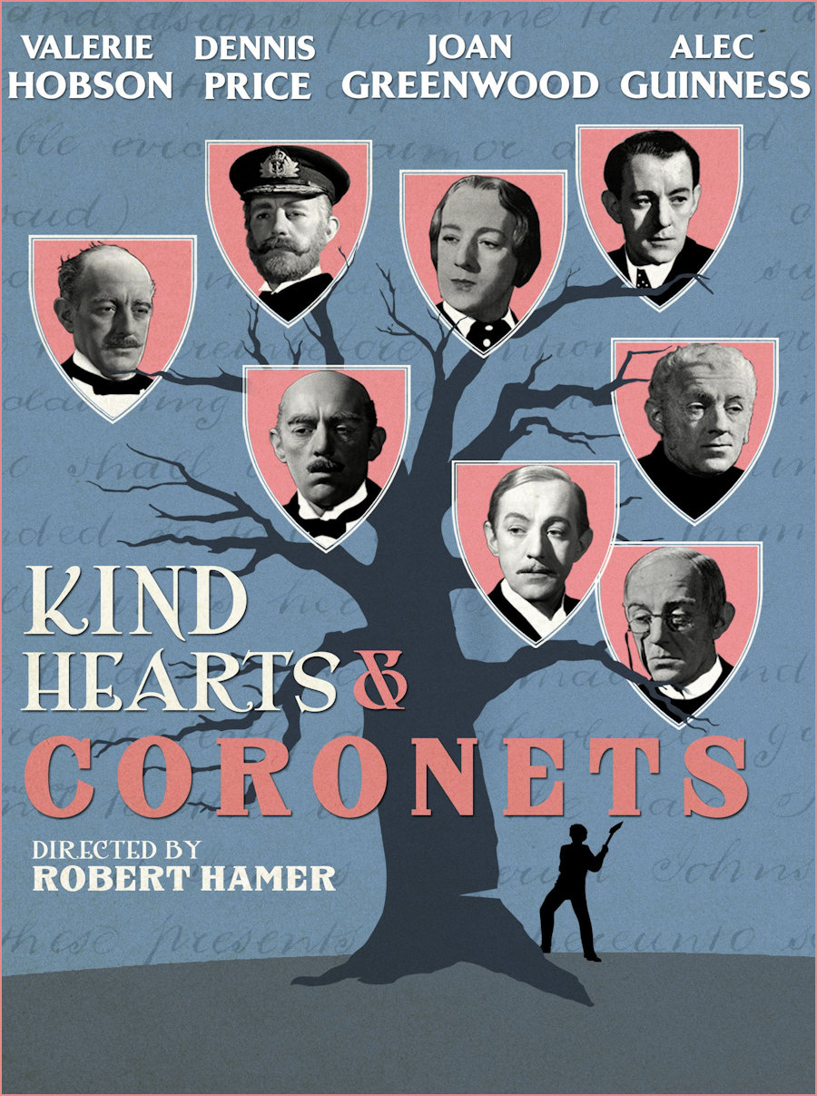 The Family Tree of Kind Hearts and Coronets Poster