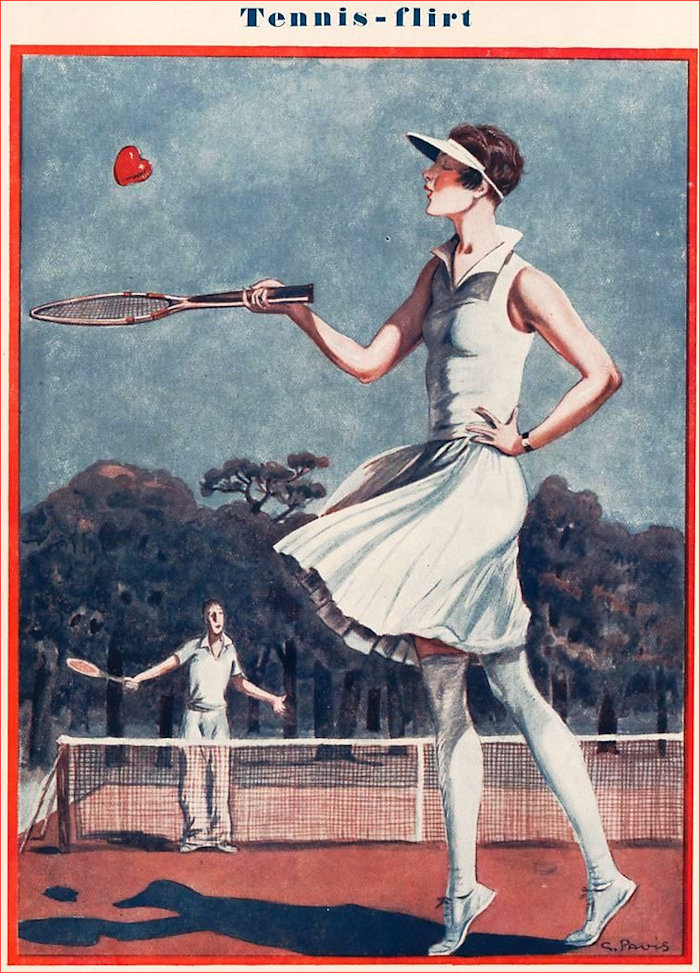Georges Pavis the Tennis Flirt