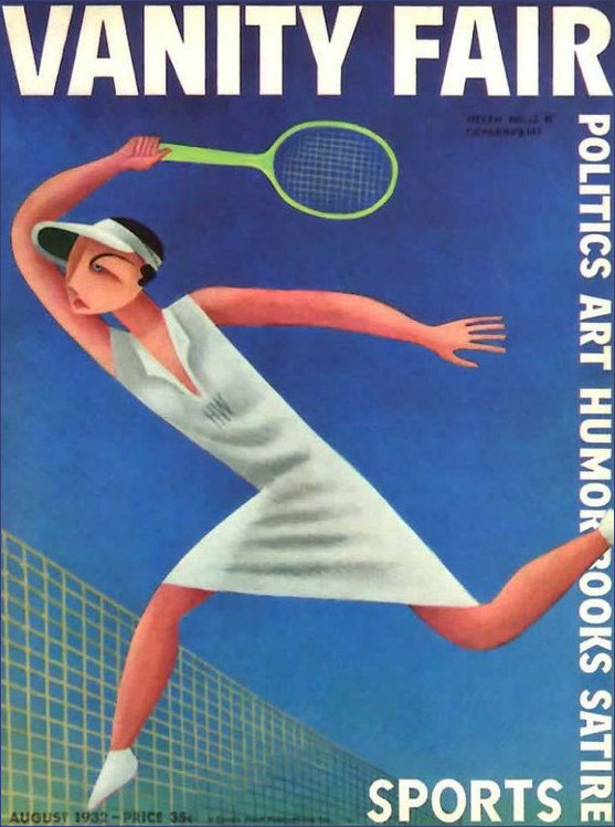 Vanity Fair Cover 1932 featuring Helen Wills Moody