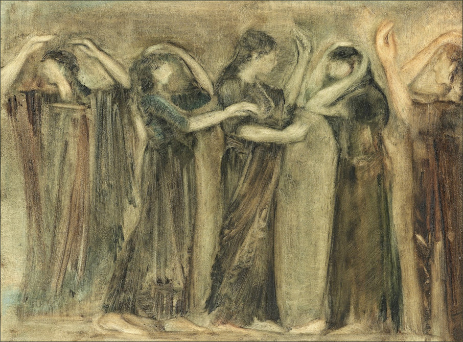 An example of Mourning Women from an Ancient Greek frieze