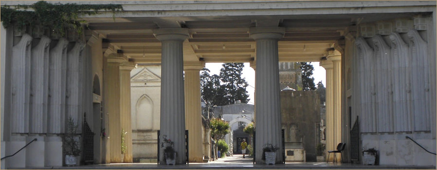 Panorama of the Entrance to the Municipal Cemetery
