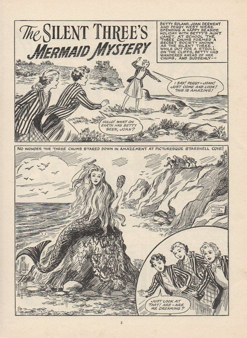 A Mermaid adventure for The Silent Three